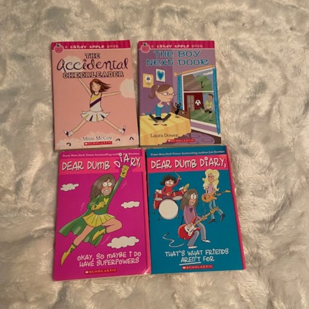 Scholastic Chapter Books Candy Apple Books and Dear Dumb Diary